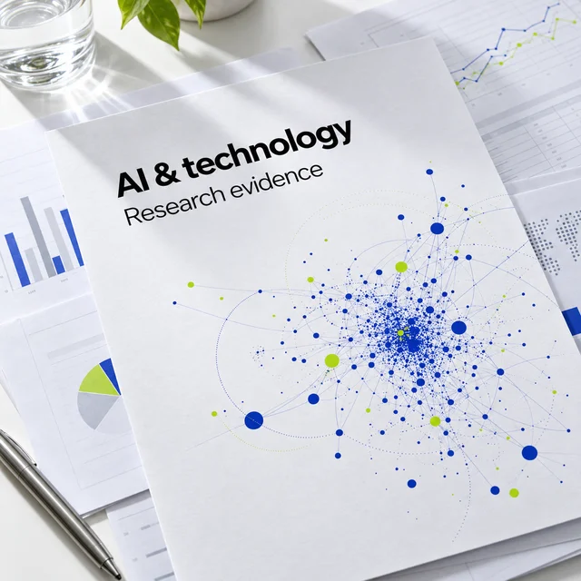 Illustrative research papers on AI and technology evidence.